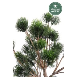 Pin de garrigue artificiel 90 cm résistant aux UV, vente en gros pour fleuristes