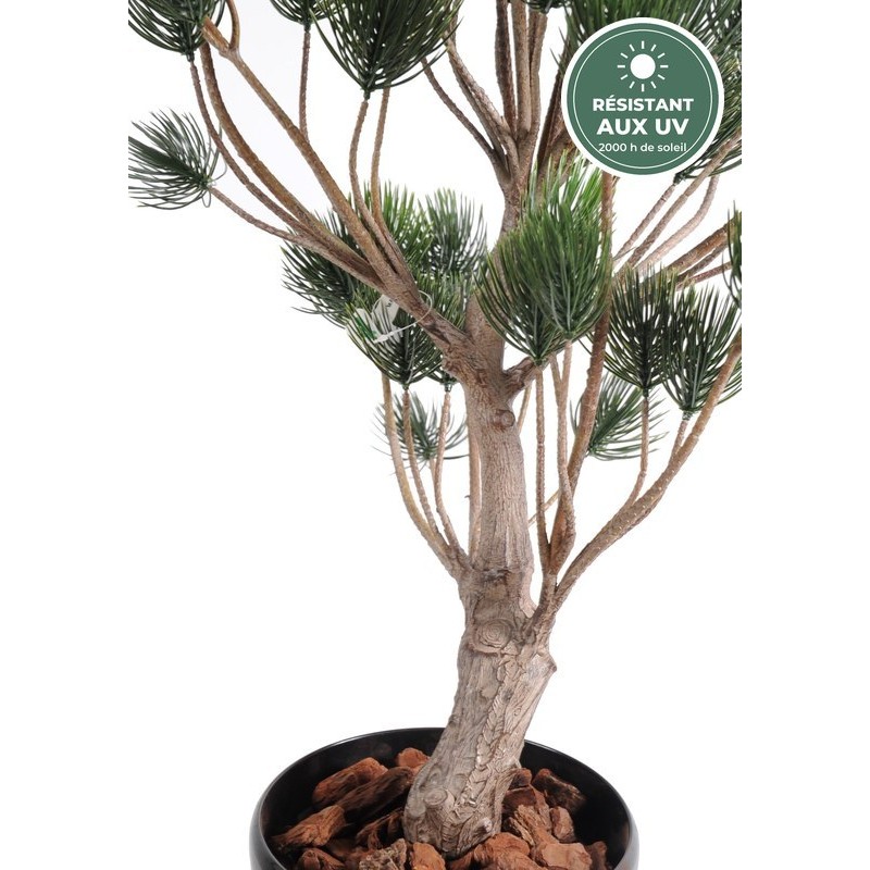 Pin de garrigue artificiel en pot 90 cm, vente en gros pour professionnels de la déco