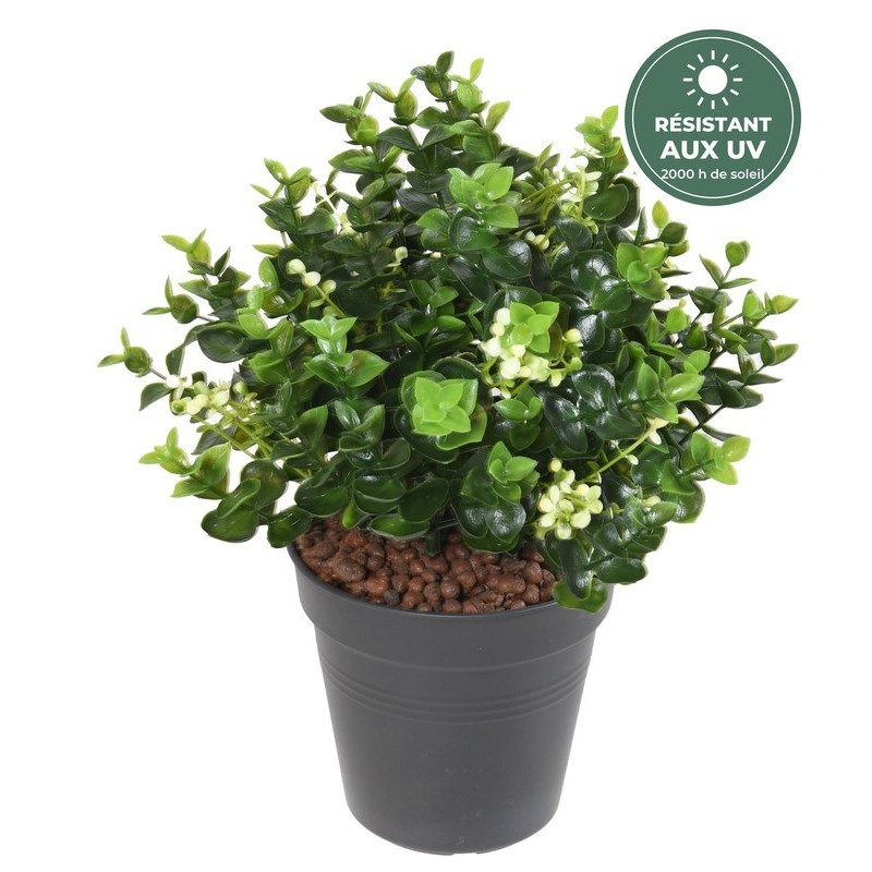Piquet de baies artificielles vert 25 cm résistant aux UV, grossiste en feuillage artificiel