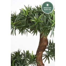 Podocarpus nuage artificiel 135 cm, 3 nuages, vente en gros pour professionnels