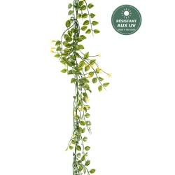 Guirlande de pois fleuri jaune 190 cm, vente en gros pour fleuristes