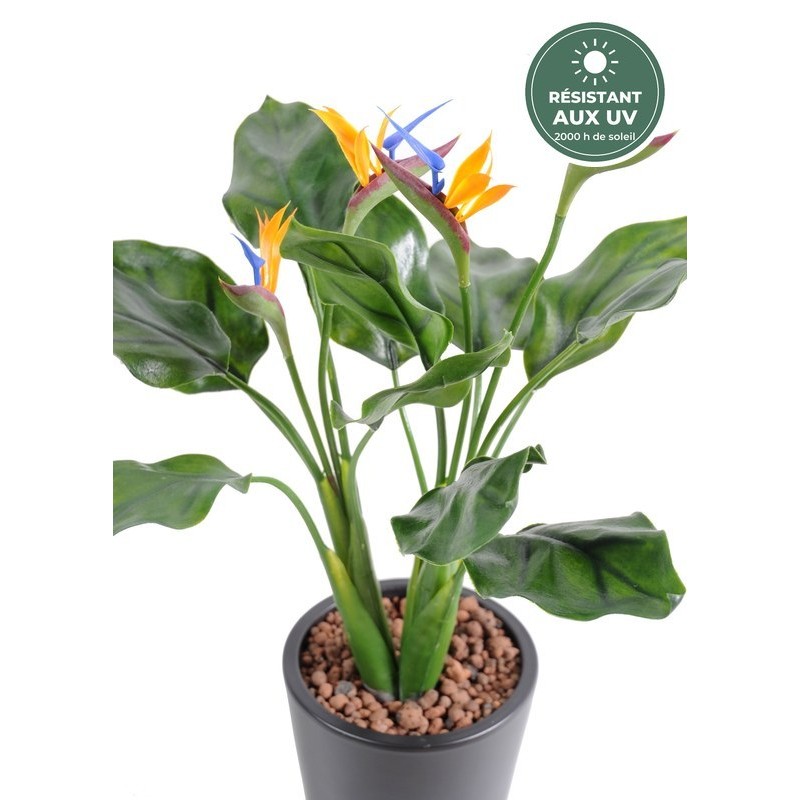 Strelitzia artificiel 50 cm, oiseau de paradis, vente en gros pour fleuristes
