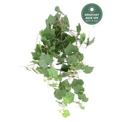 Chute de vigne artificielle verte 90 cm résistante aux UV, grossiste en feuillage artificiel