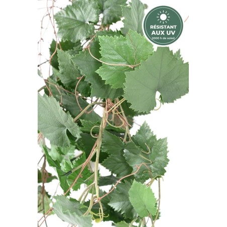 Chute de vigne artificielle 90 cm vert, grossiste en déco végétale d'extérieur
