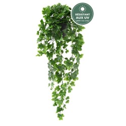 Chute de vigne artificielle verte 68 cm en pot résistante aux UV, grossiste en plantes artificielles