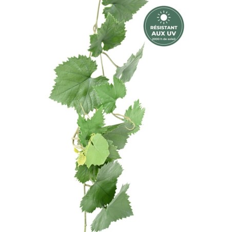 Guirlande de vigne artificielle 270 cm, vente en gros pour fleuristes et cavistes