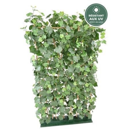 Haie de vigne artificielle verte 170 cm, vente en gros pour restaurants et façades