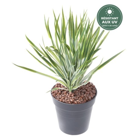 Yucca artificiel 35 cm vert, vente en gros pour fleuristes