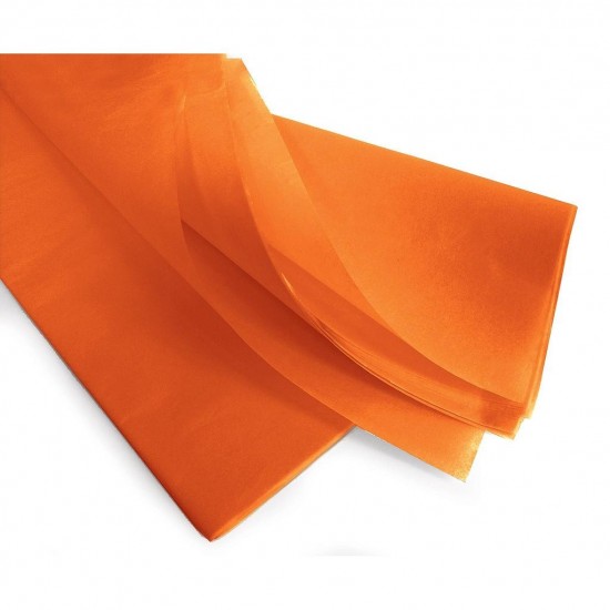Rame papier de soie Orange - 240 feuilles