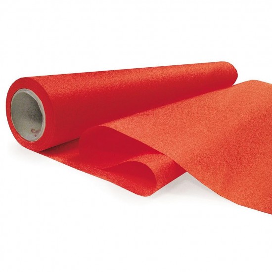 Rouleau de Papier de Soie Uni Rouge 0.75x50M
