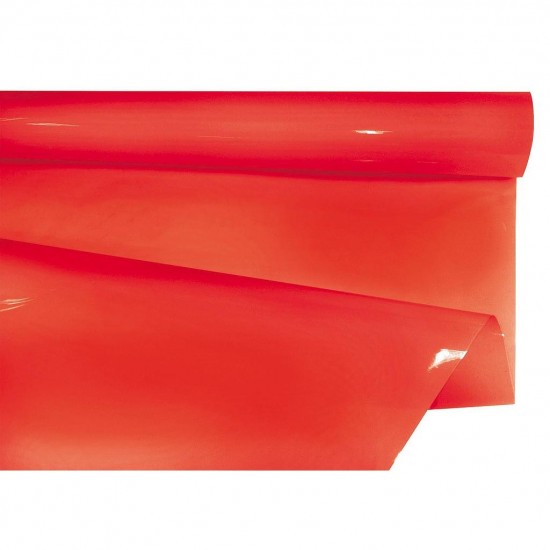 Rouleau papier bulle coloris rouge en 35 microns  0,80 x 40m