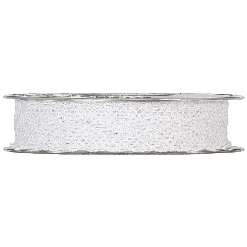 Ruban Dentelle 25mm x 8m Blanc ++ Ruban Dentelle 25mm x 8m Blanc ++