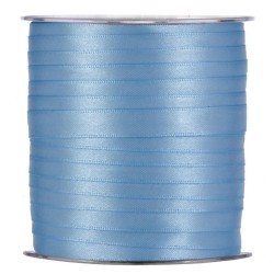 Ruban satin 10mm x 100m Bleu clair ++