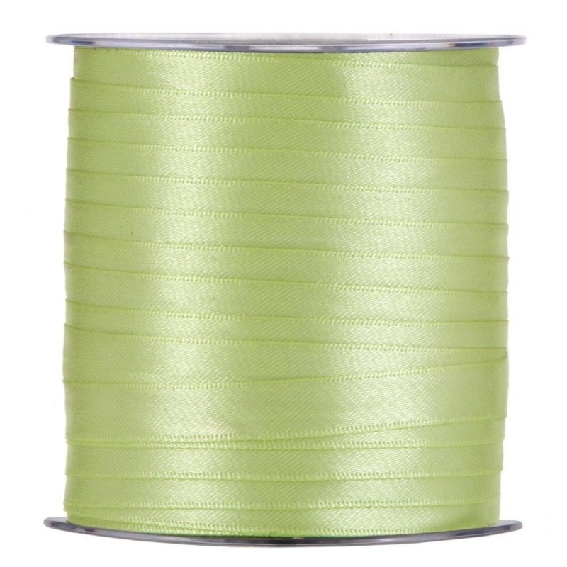 Ruban satin 10mm x 100m Citron vert Ruban satin 10mm x 100m Citron vert
