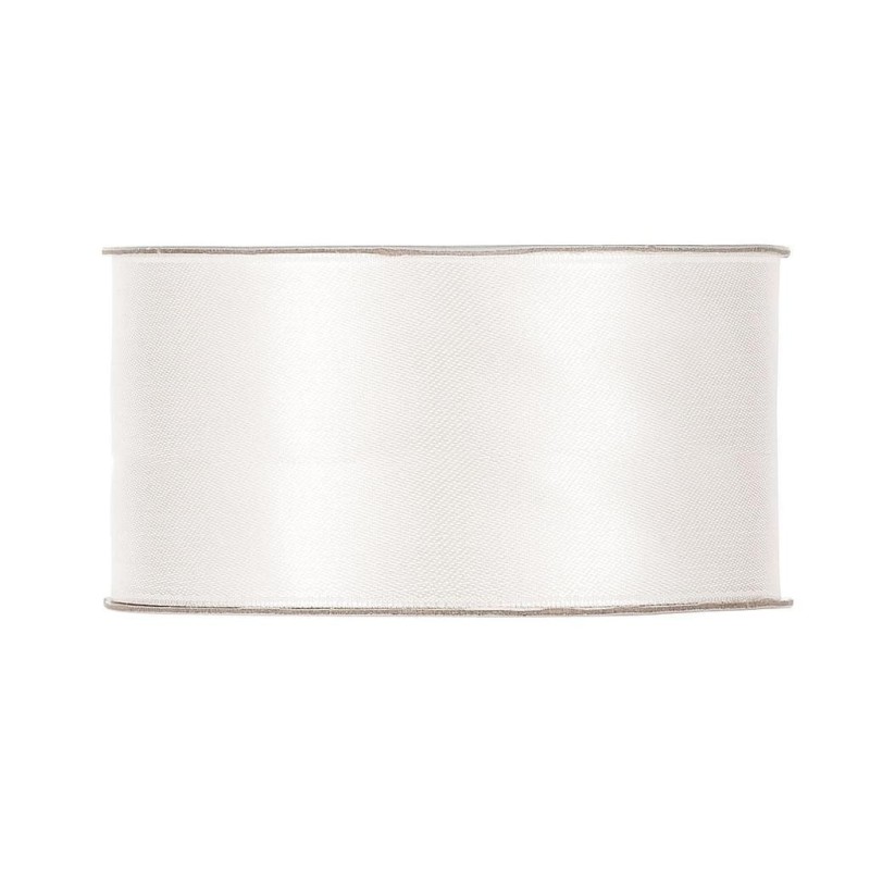 Ruban Satin Ivoire 40mm x 25 m ++ Ruban Satin Ivoire 40mm x 25 m ++