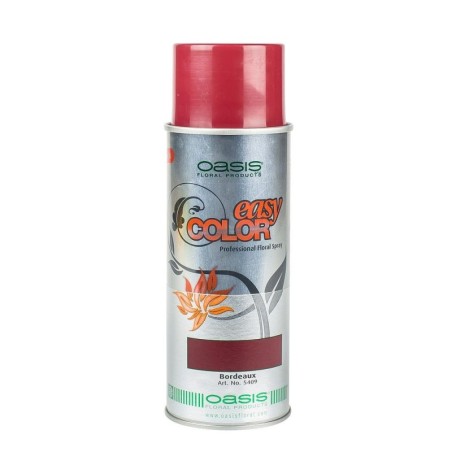 Spray Couleur Bordeaux - Bombe de peinture pour Fleurs - Easy Color 400ml Oasis