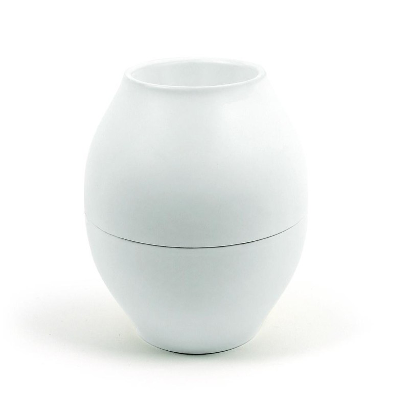 Vase diabol'o blanc anti renversement par 10 pièces Vase diabol'o blanc anti renversement par 10 pièces