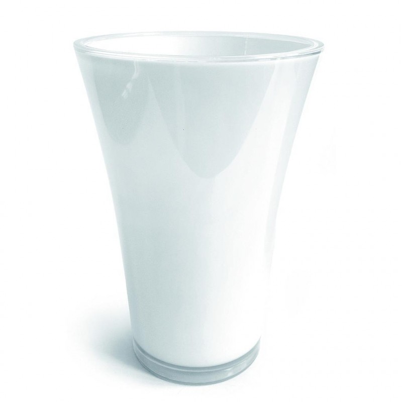 Vase Incassable Fizzy Blanc ø16 x H27cm