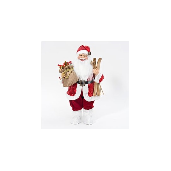 Père Noël figurine en 45 cm