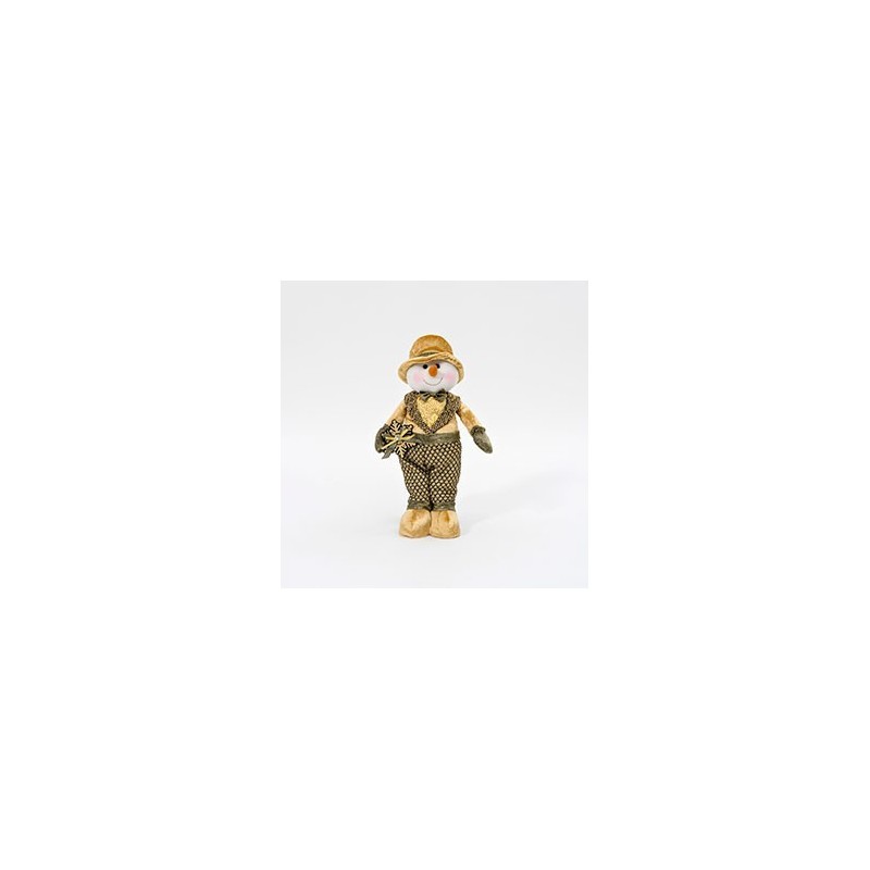 Bonhomme de neige or 40 cm ++
