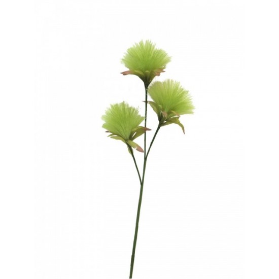Fleur artificielle dandelion couleur vert 41cm