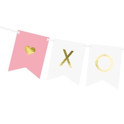 Guirlande bisous XO 95cm ++