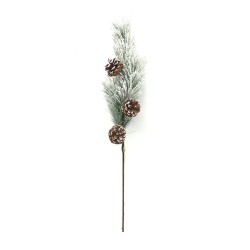 Branches De Sapin Artificielles - Lot De 40 - Taille L (env. 7x15 Cm) - PVC - Pour Décorations Noël, Mariage, DIY