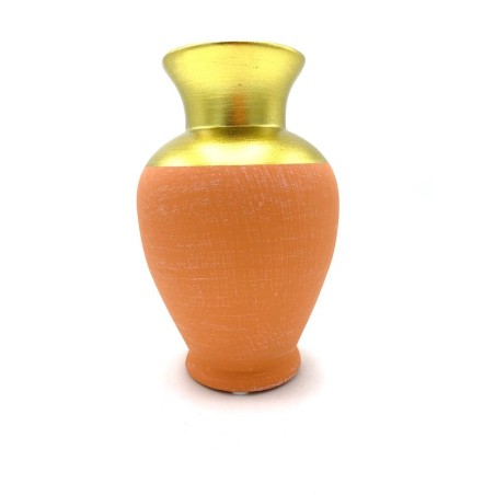 Vase en Terre cuite et or ø9cm