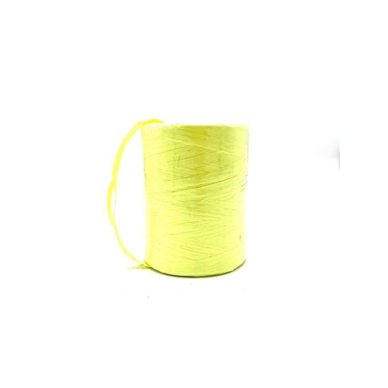 Raphia naturel jaune 7mmx200m Raphia naturel jaune 7mmx200m