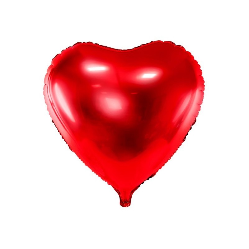 Ballon coeur rouge 61cm + Ballon coeur rouge 61cm +