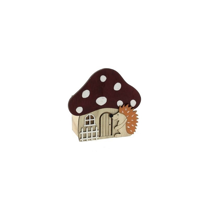 Champignon en Bois H 13cm ++ Champignon en Bois H 13cm ++