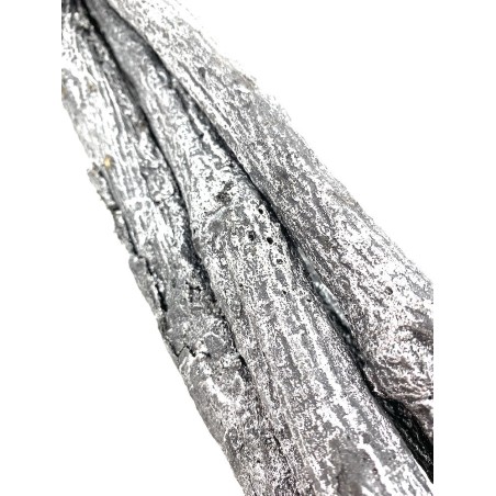 Bois naturel 5 branches en noir et argent 60 cm Bois naturel 5 branches en noir et argent 60 cm