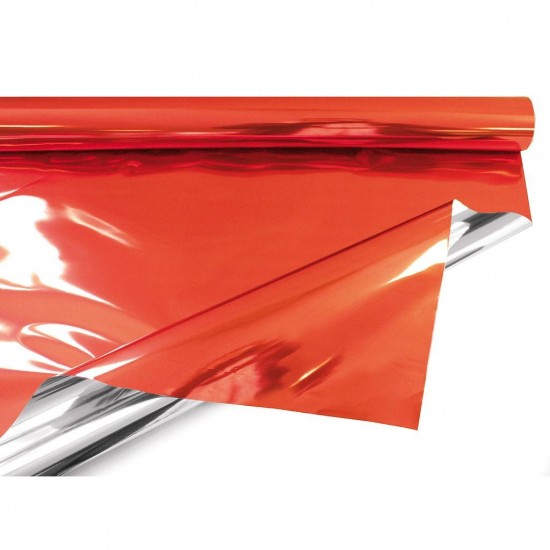 Rouleau Métal Uni de couleur Rouge 0,69x50m
