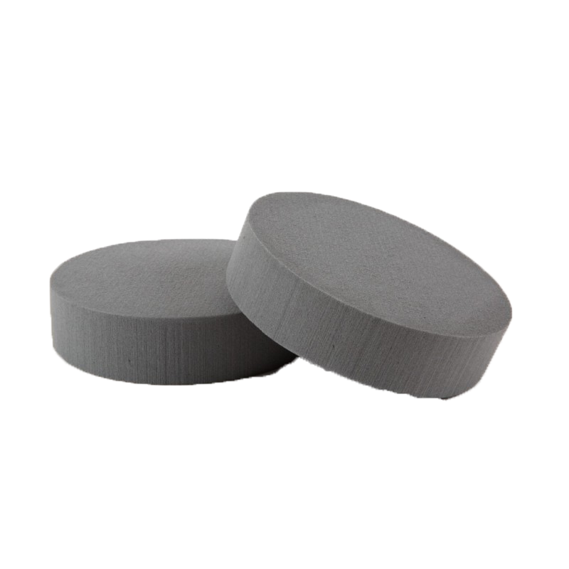 Mousse Florale Ronde 19x5 Cm - Bloc Résistant Pour Arrangements Fleurs Fraîches Et Artificielles
