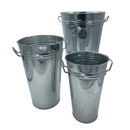 Vase Zinc Fleuriste  H42 cm ++ Vase Zinc Fleuriste  H42 cm ++