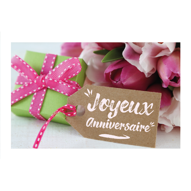 Carte Message Avec Enveloppe Joyeux Anniversaire