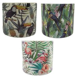 Lot Cache-pots Feuillage | Grossiste fleuriste | Déco tendance