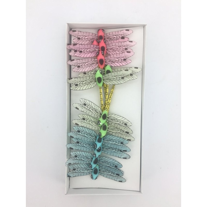 Libellule déco 10cm x 12 pièces + Libellule déco 10cm x 12 pièces +