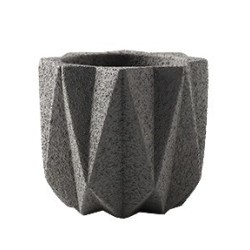 Pot Céramique Motif Géométrique | Artiflor | Grossiste Fleuriste