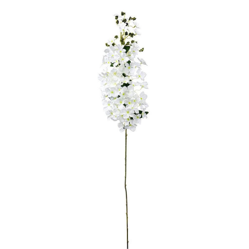 Hortensia artificielle retombant Victoria Blanc 108cm