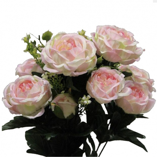 Piquet de Renoncule Artificiel Colette Rose pastel