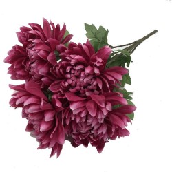 Piquet Dahlia Rose Fuchsia Maeva 53cm +