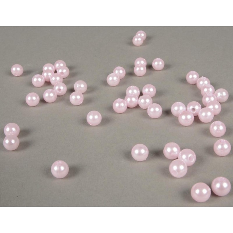 Perles Rose 8mm x 144 Pièces