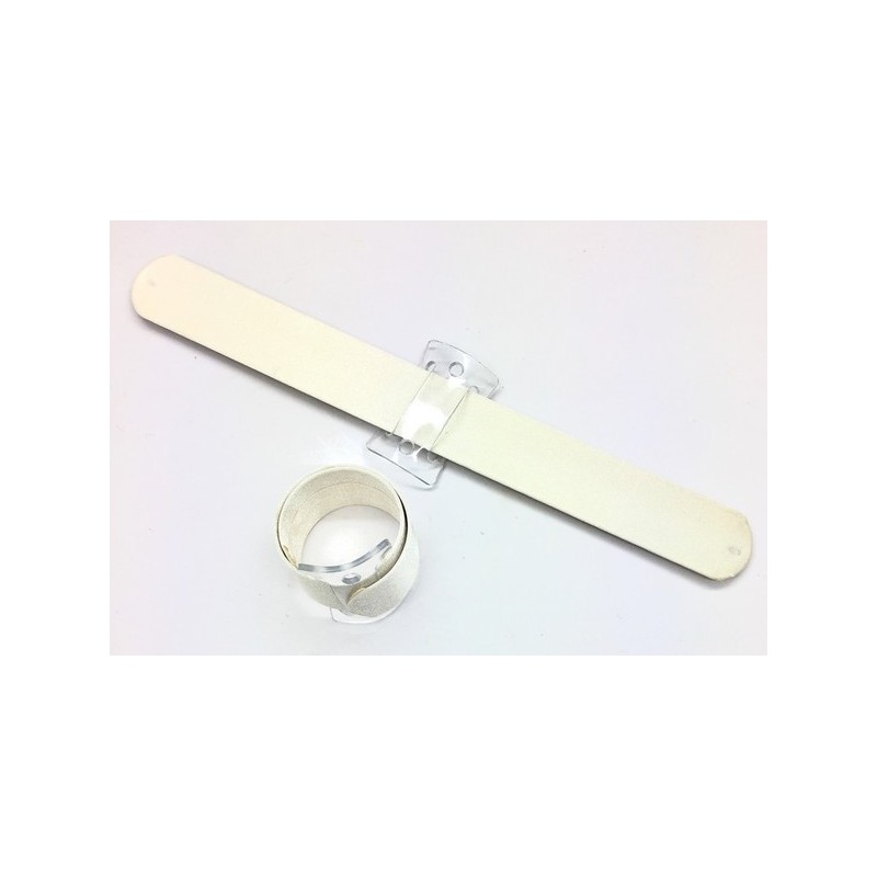 Bracelet Wrap Aimanté Ivoire - Décor de Poignet - OASIS 2,5 x 23cm