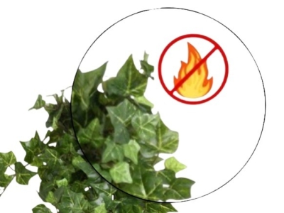 Feuillages artificiels anti-feu